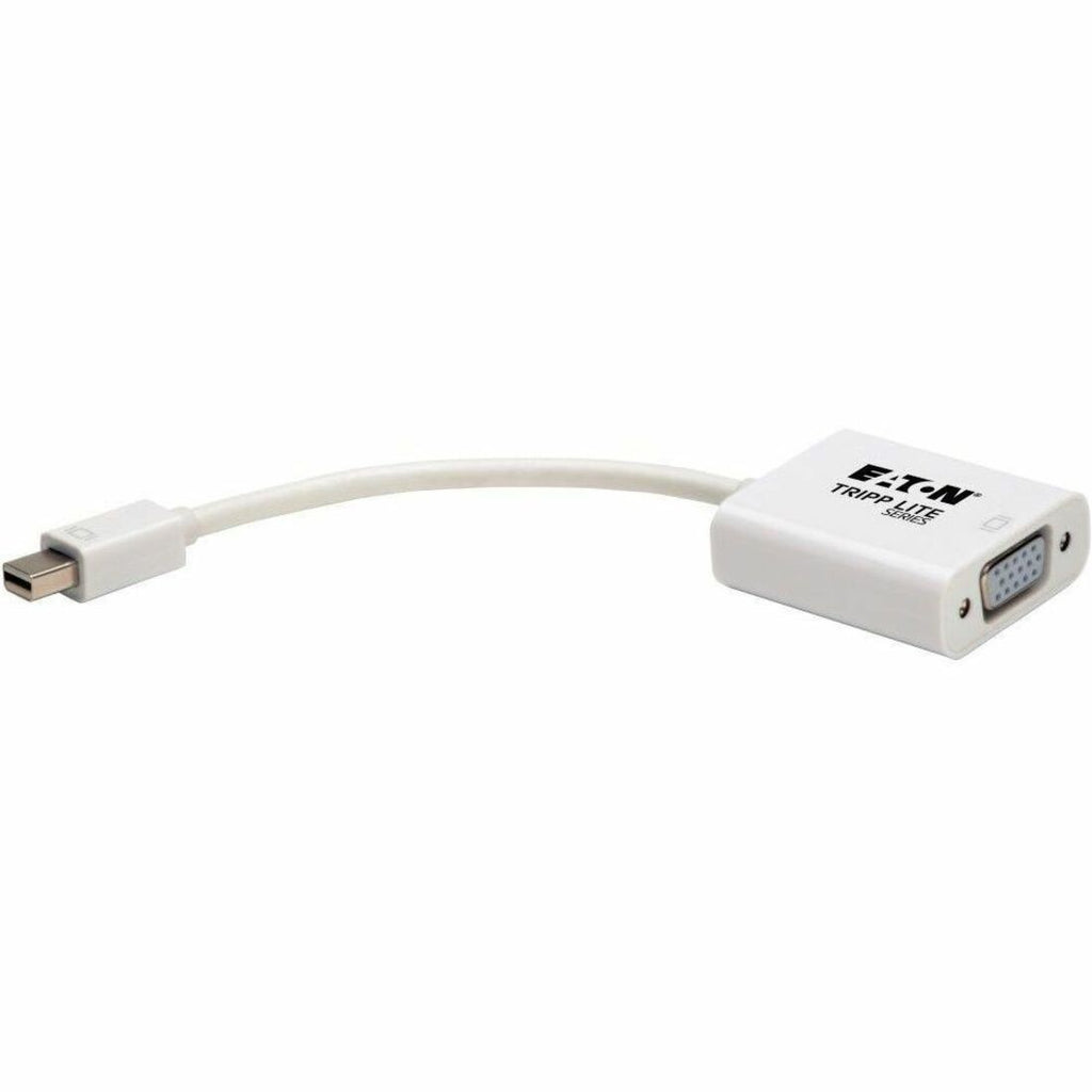 Tripp Lite by Eaton Keyspan Mini DisplayPort to Active VGA Adapter Video Converter (M/F) White 6-in. (15.24 cm) - Video Converter for Mac/PC, MDP2VGA 1920x1200 1080p (M/F) 6-in.