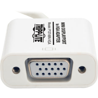 tripp-lite-by-eaton-keyspan-mini-displayport-to-active-vga-adapter-video-converter-m-f-white-6-in-1524-cm-video-converter-for-mac-pc-mdp2vga-1920x1200-1080p-m-f-6-in_trpp13706nvga - 2