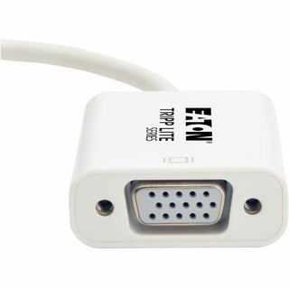 Tripp Lite by Eaton Keyspan Mini DisplayPort to Active VGA Adapter Video Converter (M/F) White 6-in. (15.24 cm) - Video Converter for Mac/PC, MDP2VGA 1920x1200 1080p (M/F) 6-in.