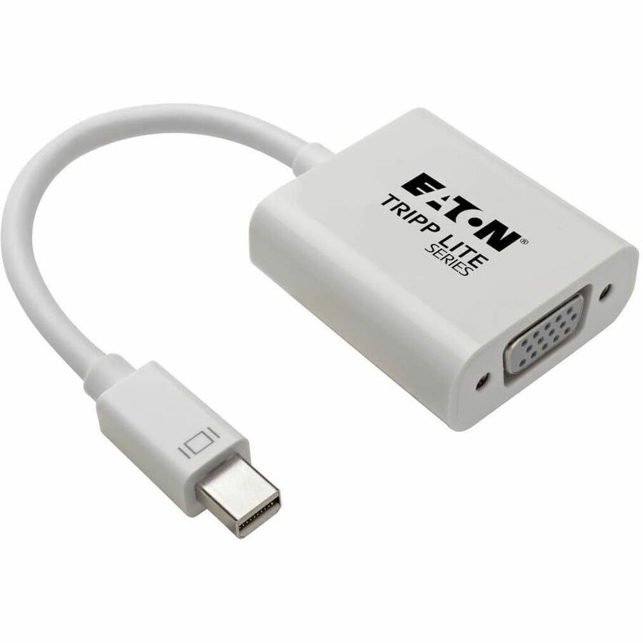 Tripp Lite by Eaton Keyspan Mini DisplayPort to Active VGA Adapter Video Converter (M/F) White 6-in. (15.24 cm) - Video Converter for Mac/PC, MDP2VGA 1920x1200 1080p (M/F) 6-in.
