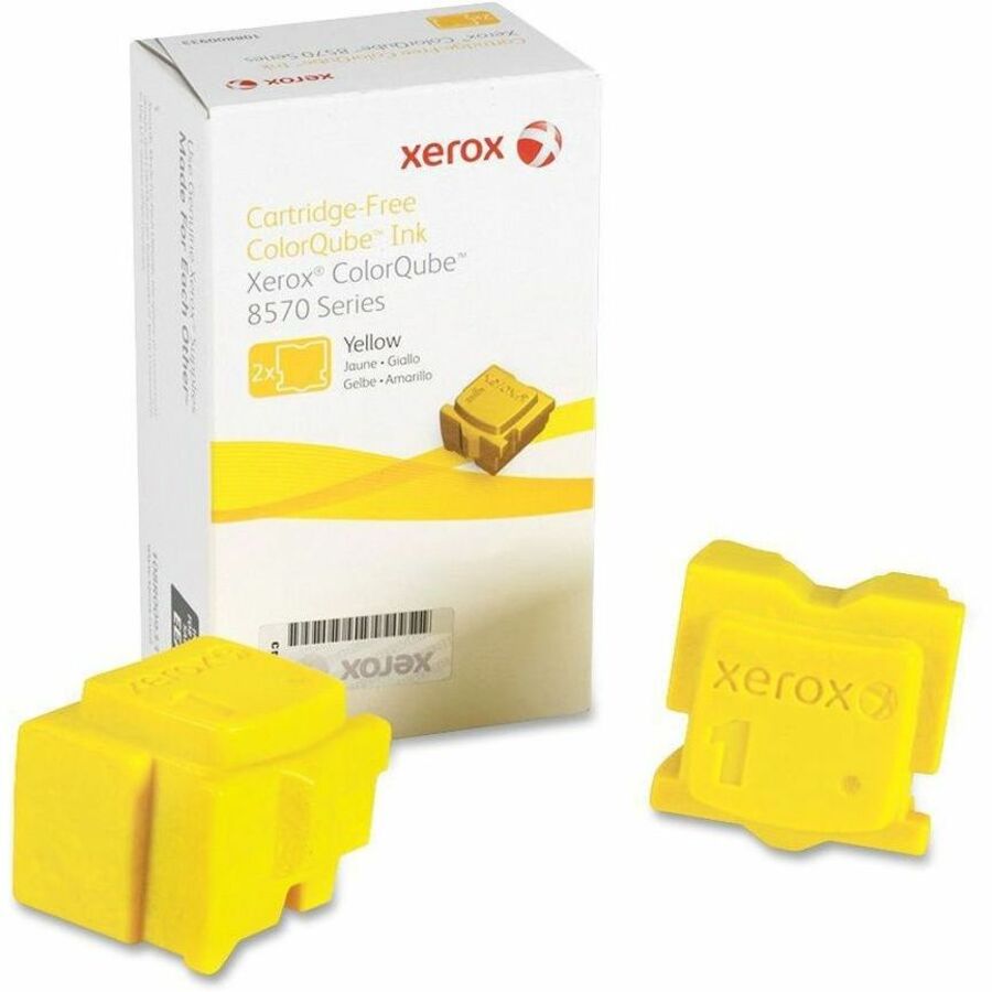 Xerox Solid Ink Stick - Solid Ink - 4400 Pages - Yellow - 2 / Box - 