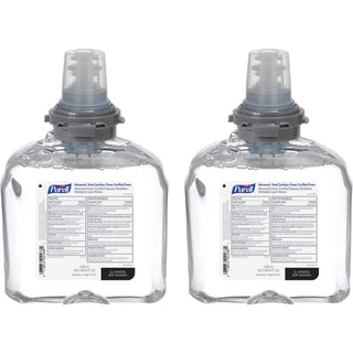 PURELL Hand Sanitizer Foam Refill - Fragrance-free Scent - 40.6 fl oz (1200 mL) - Hand - Clear - Dye-free, Fragrance-free - 2 / Carton