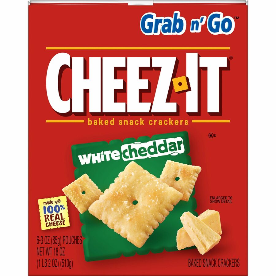 Cheez-It White Cheddar Crackers - White Cheddar - 15 oz - 6 / Box