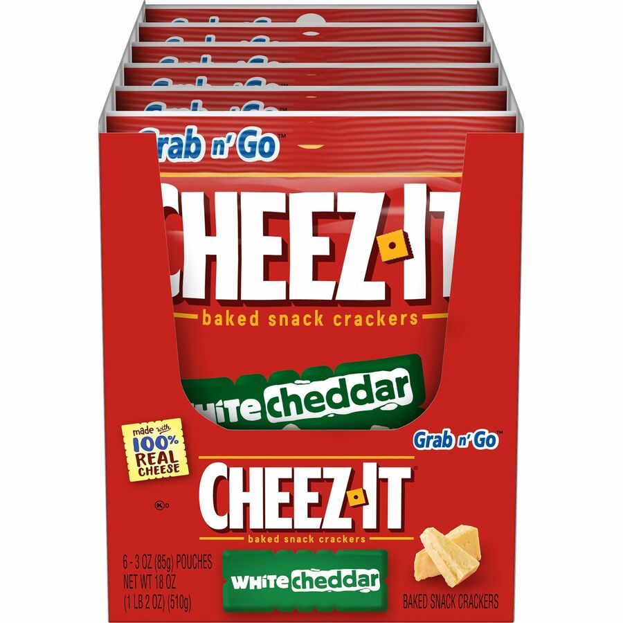 Cheez-It White Cheddar Crackers - White Cheddar - 15 oz - 6 / Box