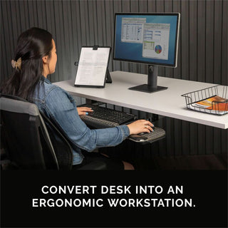 Office Suites Underdesk Keyboard Drawer, 20.13w x 7.75d, Black