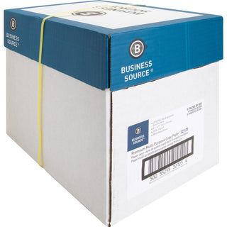 Business Source Premium Multipurpose Copy Paper - 92 Brightness - Letter - 8 1/2" x 11" - 20 lb Basis Weight - 5 / Carton - 2500 Sheets - 500 Sheets per Ream - 5 Ream per Case - Acid-free - White