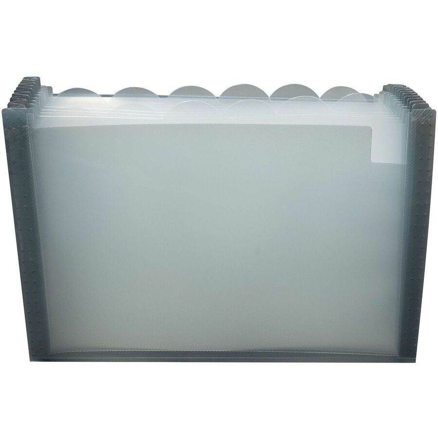 C-Line 13-Pocket Letter Size Expanding File - Smoke, 1/EA, 48311