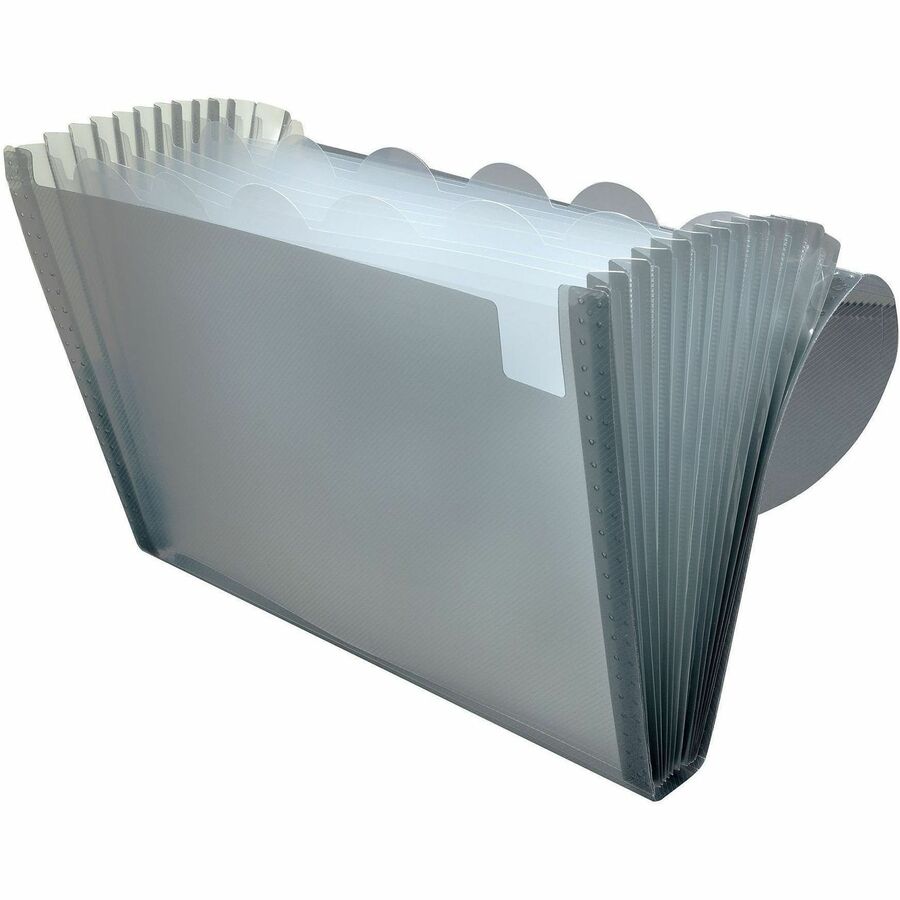 C-Line 13-Pocket Letter Size Expanding File - Smoke, 1/EA, 48311