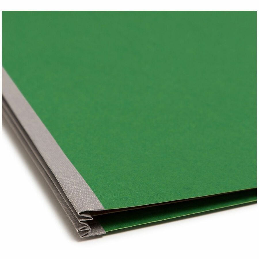 Smead Premium Pressboard Classification Folders with SafeSHIELD Coated Fastener Technology
