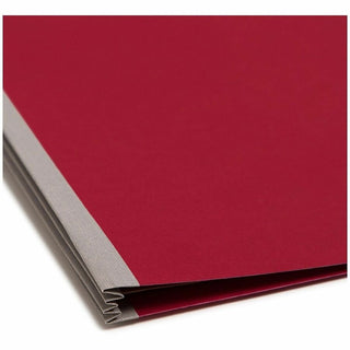 Smead Premium Pressboard Classification Folders with SafeSHIELD Coated Fastener Technology
