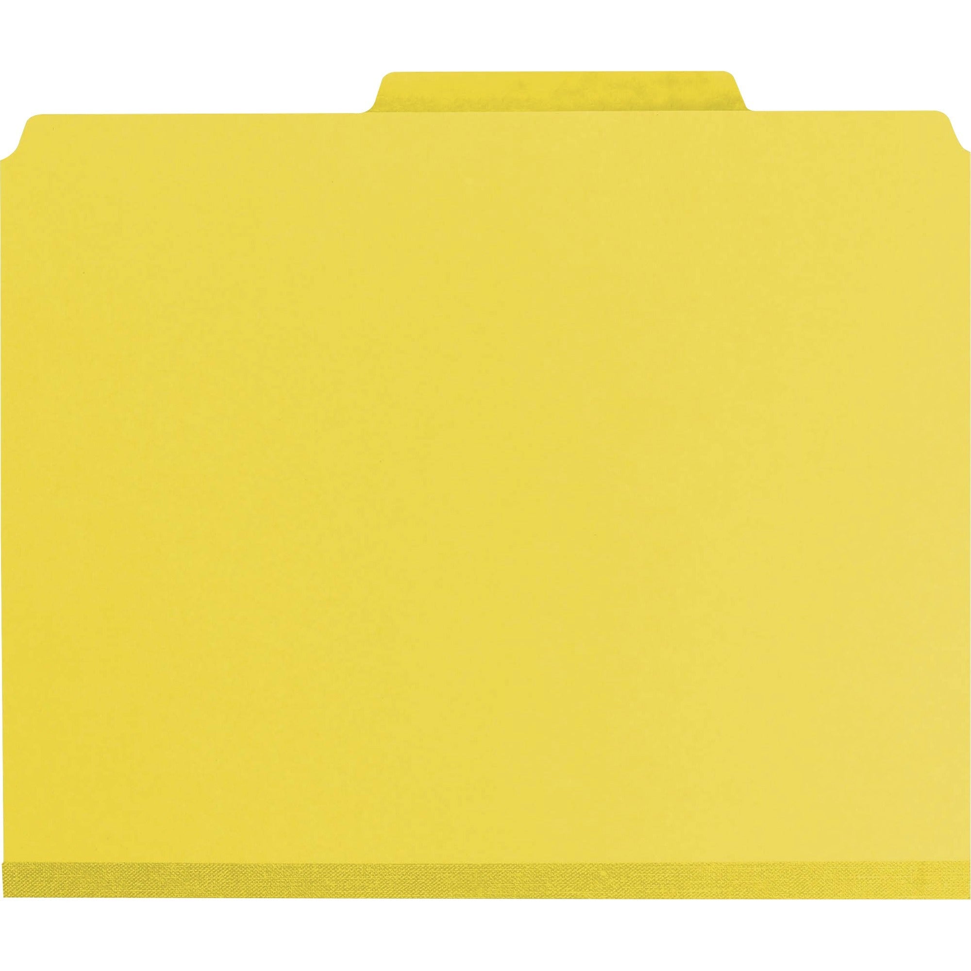 Smead Premium Pressboard Classification Folders with SafeSHIELD Coated Fastener Technology - 