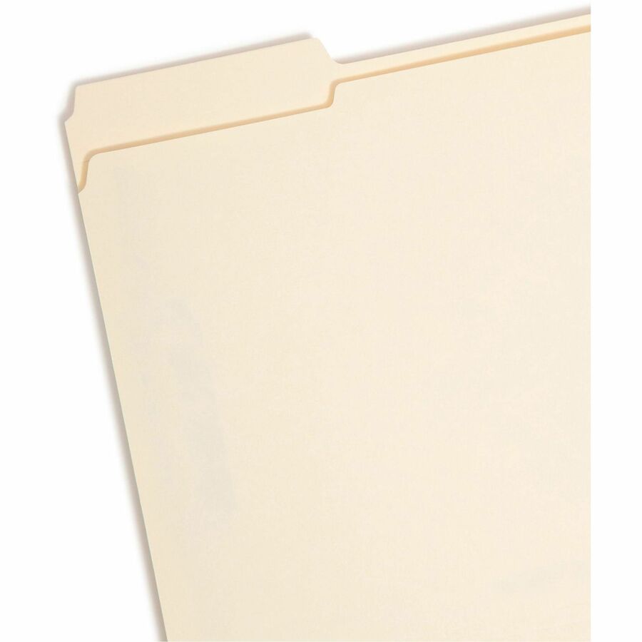 Manila Fastener Folders with SafeSHIELD Coated Fasteners, 0.75" Expansion, 2 Fasteners, Letter Size, Manila Exterior, 50/Box