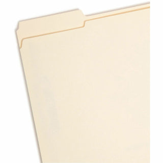 Manila Fastener Folders with SafeSHIELD Coated Fasteners, 0.75" Expansion, 2 Fasteners, Letter Size, Manila Exterior, 50/Box