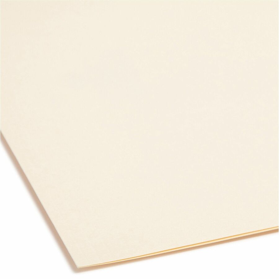 Manila Fastener Folders with SafeSHIELD Coated Fasteners, 0.75" Expansion, 2 Fasteners, Letter Size, Manila Exterior, 50/Box