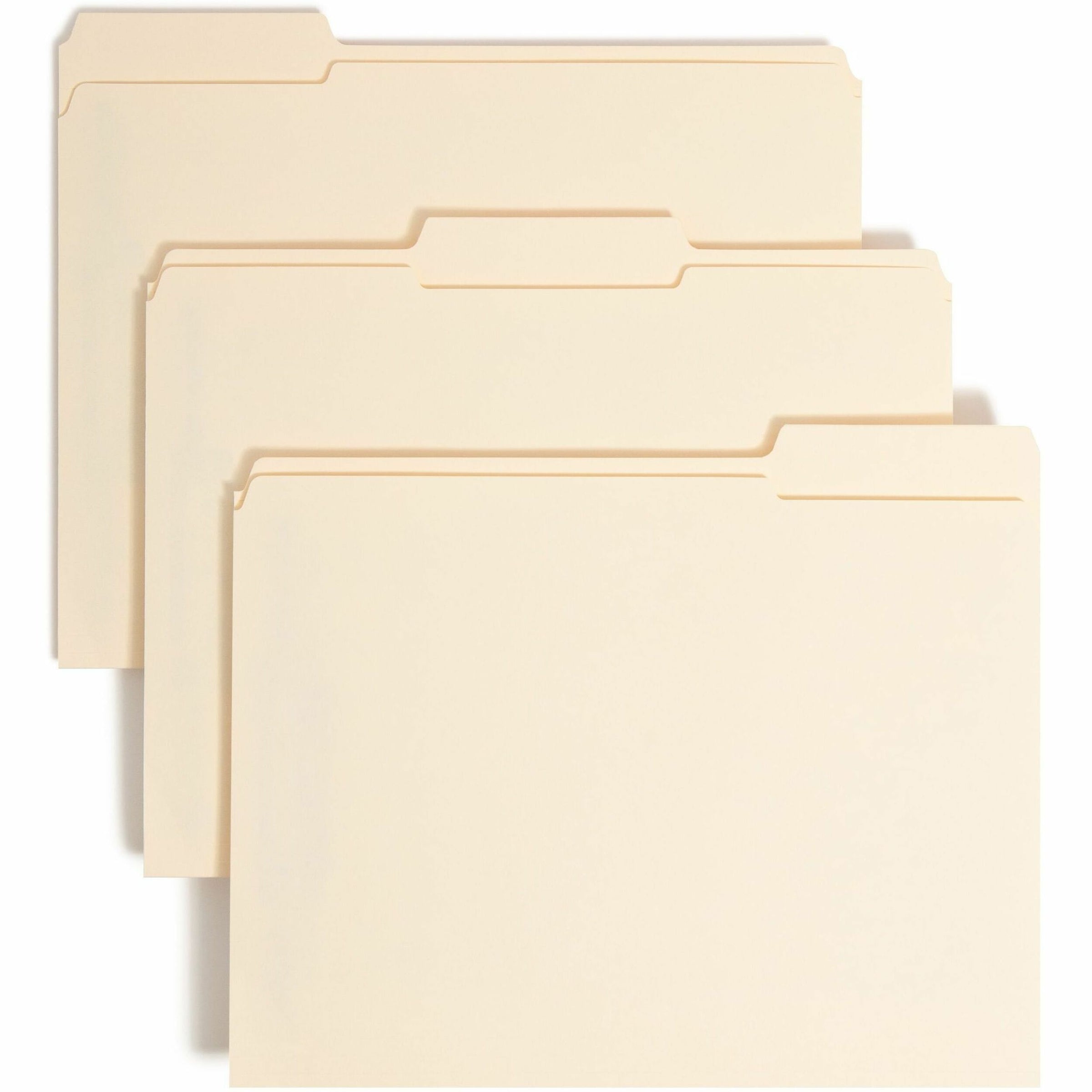 Manila Fastener Folders with SafeSHIELD Coated Fasteners, 0.75" Expansion, 2 Fasteners, Letter Size, Manila Exterior, 50/Box