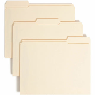 Manila Fastener Folders with SafeSHIELD Coated Fasteners, 0.75" Expansion, 2 Fasteners, Letter Size, Manila Exterior, 50/Box