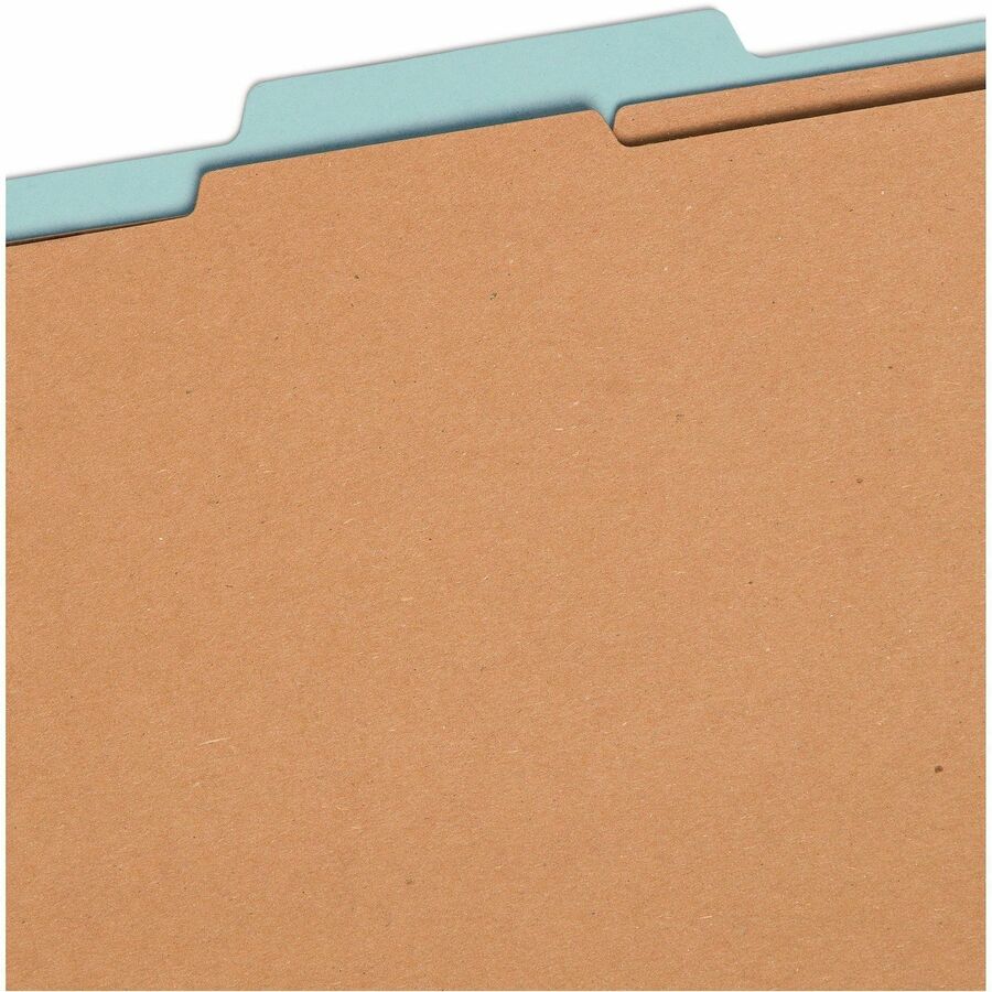Smead Premium Pressboard Classification Folders with SafeSHIELD Coated Fastener Technology
