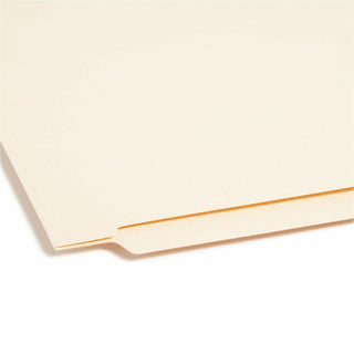 Smead Straight Tab Cut Letter Recycled Fastener Folder - 8 1/2" x 11" - 3/4" Expansion - 2 x 2S Fastener(s) - 2" Fastener Capacity for Folder - Manila - Manila - 10% Recycled - 50 / Box