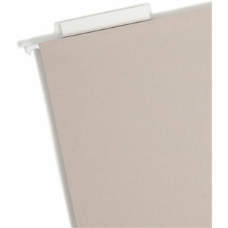 Smead TUFF 1/3 Tab Cut Letter Recycled Hanging Folder - 8 1/2" x 11" - 2" Expansion - Top Tab Location - Steel Gray - 10% Recycled - 18 / Box - 