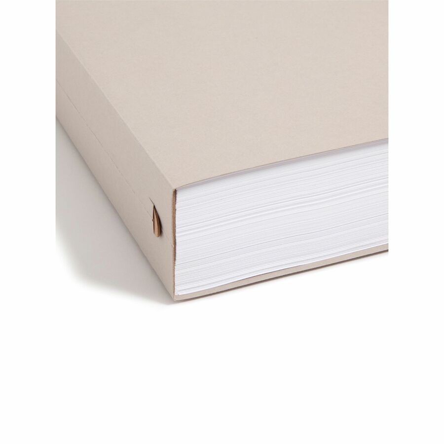 Smead TUFF 1/3 Tab Cut Letter Recycled Hanging Folder - 8 1/2" x 11" - 2" Expansion - Top Tab Location - Steel Gray - 10% Recycled - 18 / Box