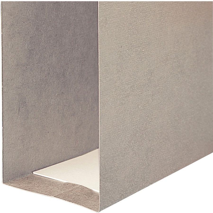 Smead TUFF Legal Recycled Hanging Folder - 8 1/2" x 14" - 2" Expansion - Top Tab Location - Steel Gray - 10% Recycled - 18 / Box - 