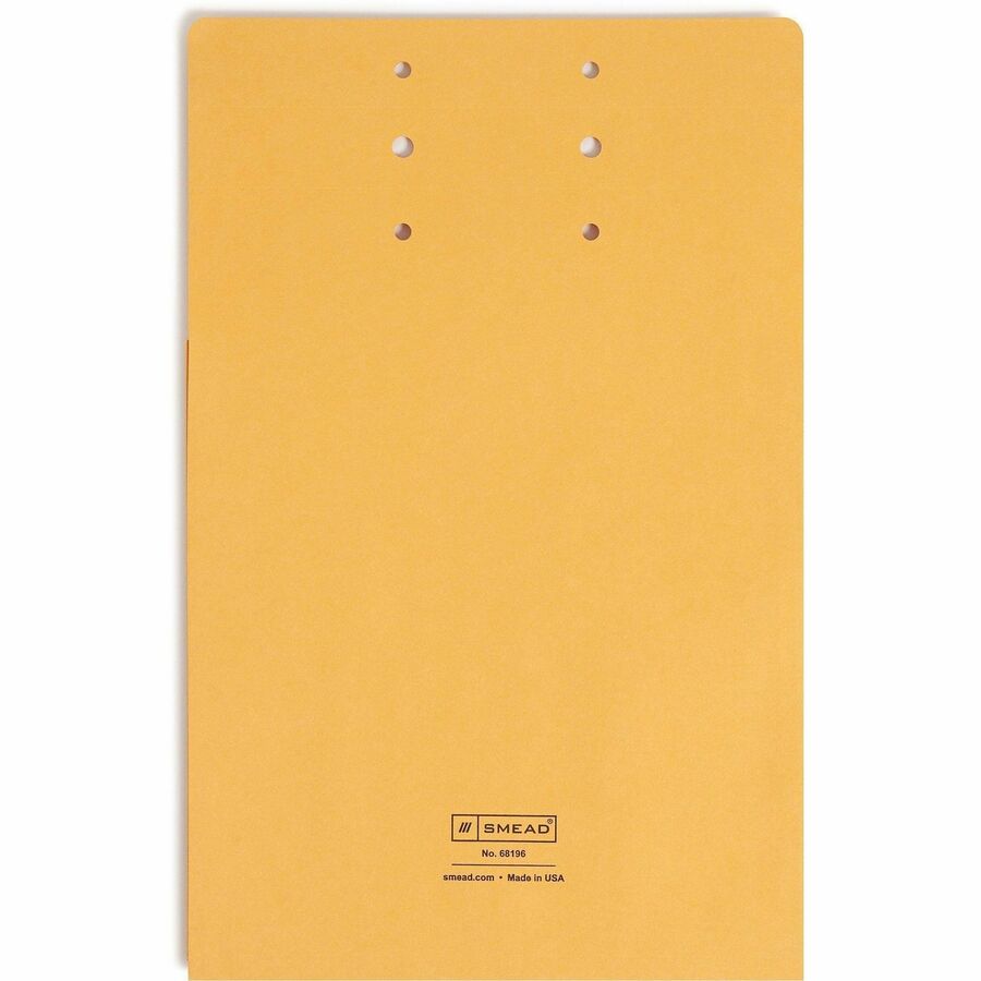 Smead Letter, Legal File Jacket - 3/4" Folder Capacity - 8 1/2" x 14" - 3/4" Expansion - 1 Pocket(s) - Kraft - Kraft - 100 / Carton