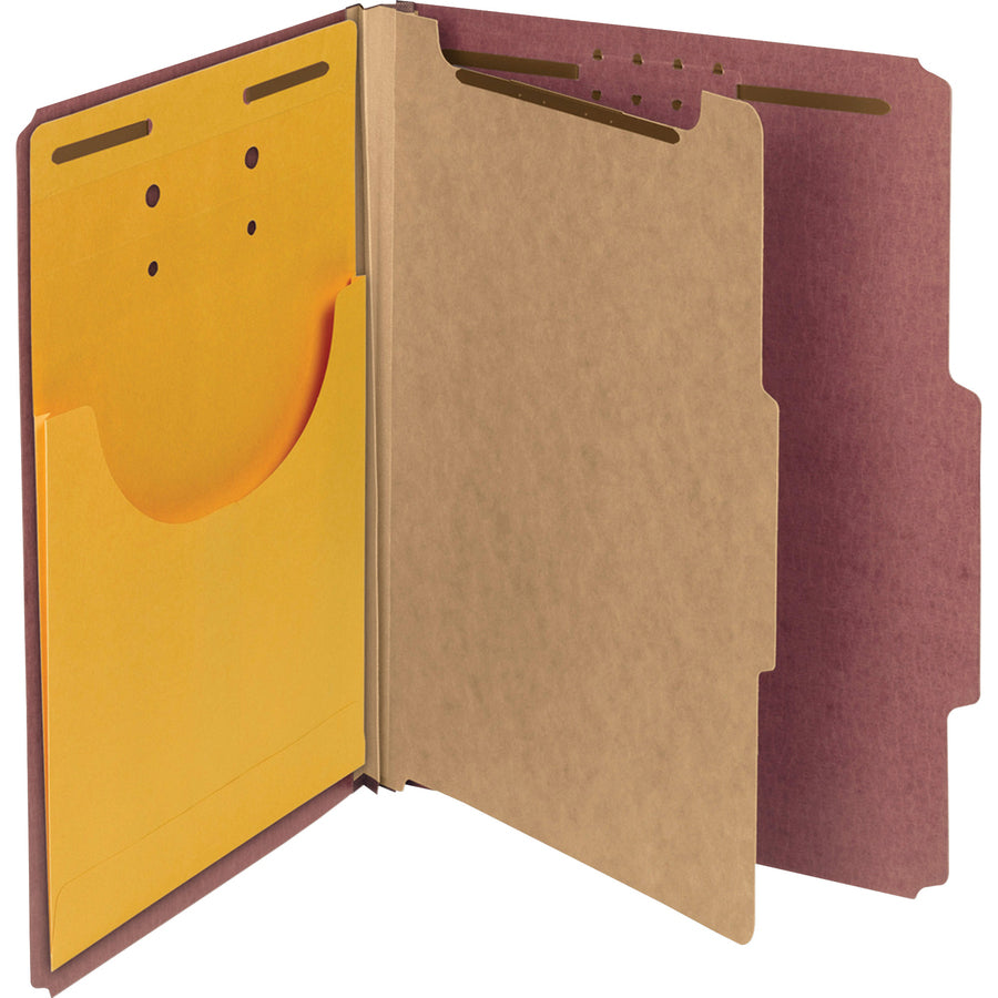 Smead Letter, Legal File Jacket - 3/4" Folder Capacity - 8 1/2" x 14" - 3/4" Expansion - 1 Pocket(s) - Kraft - Kraft - 100 / Carton - 