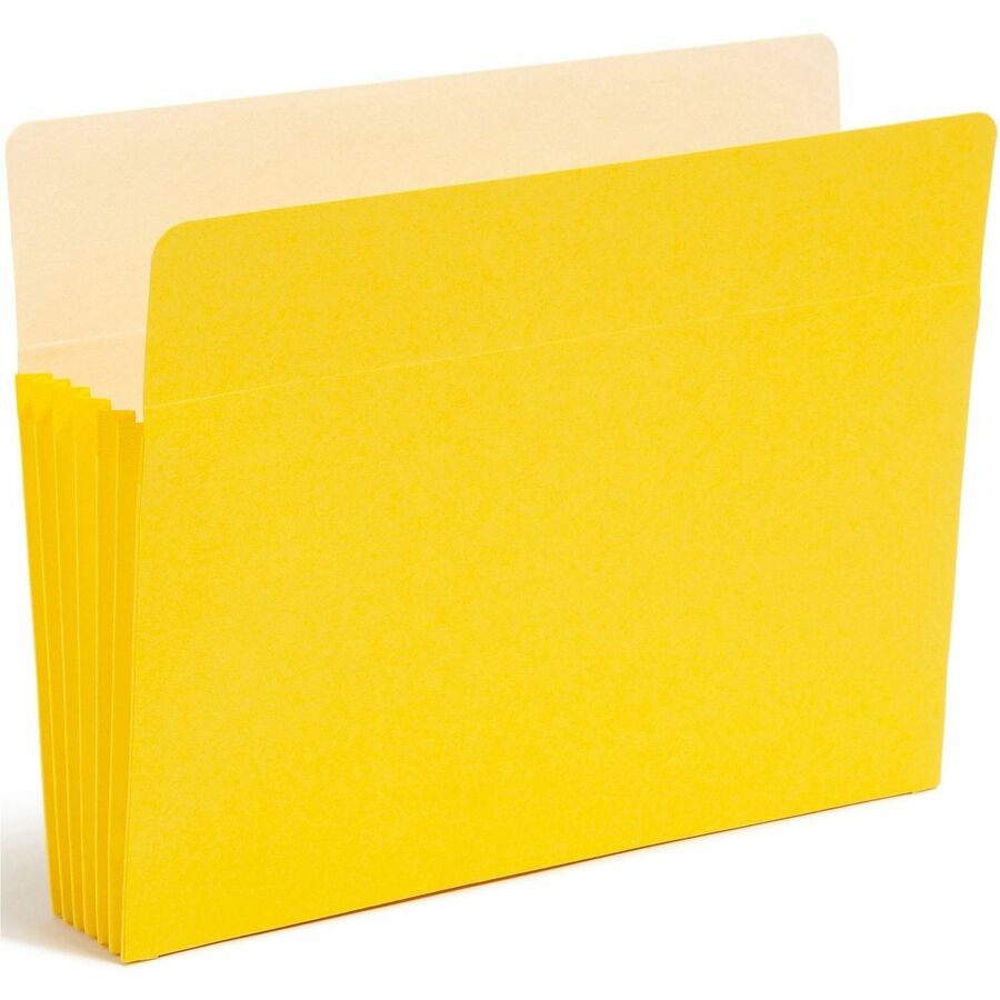 Colored File Pockets, 5.25" Expansion, Letter Size, Assorted Colors, 5/Box
