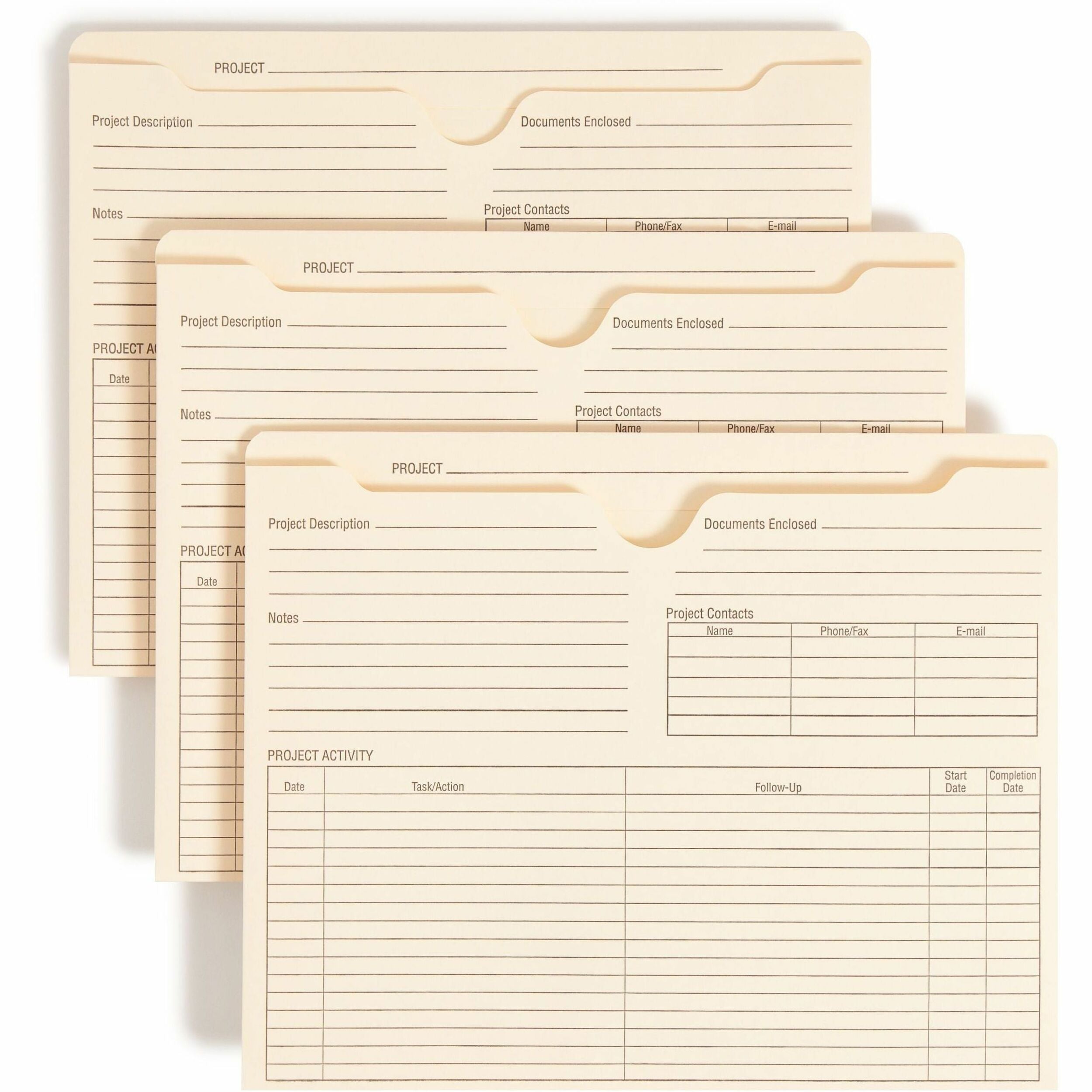 Smead Straight Tab Cut Letter Recycled File Jacket - 2" Folder Capacity - 8 1/2" x 11" - 2" Expansion - Top Tab Location - Manila - 10% Recycled - 50 / Box