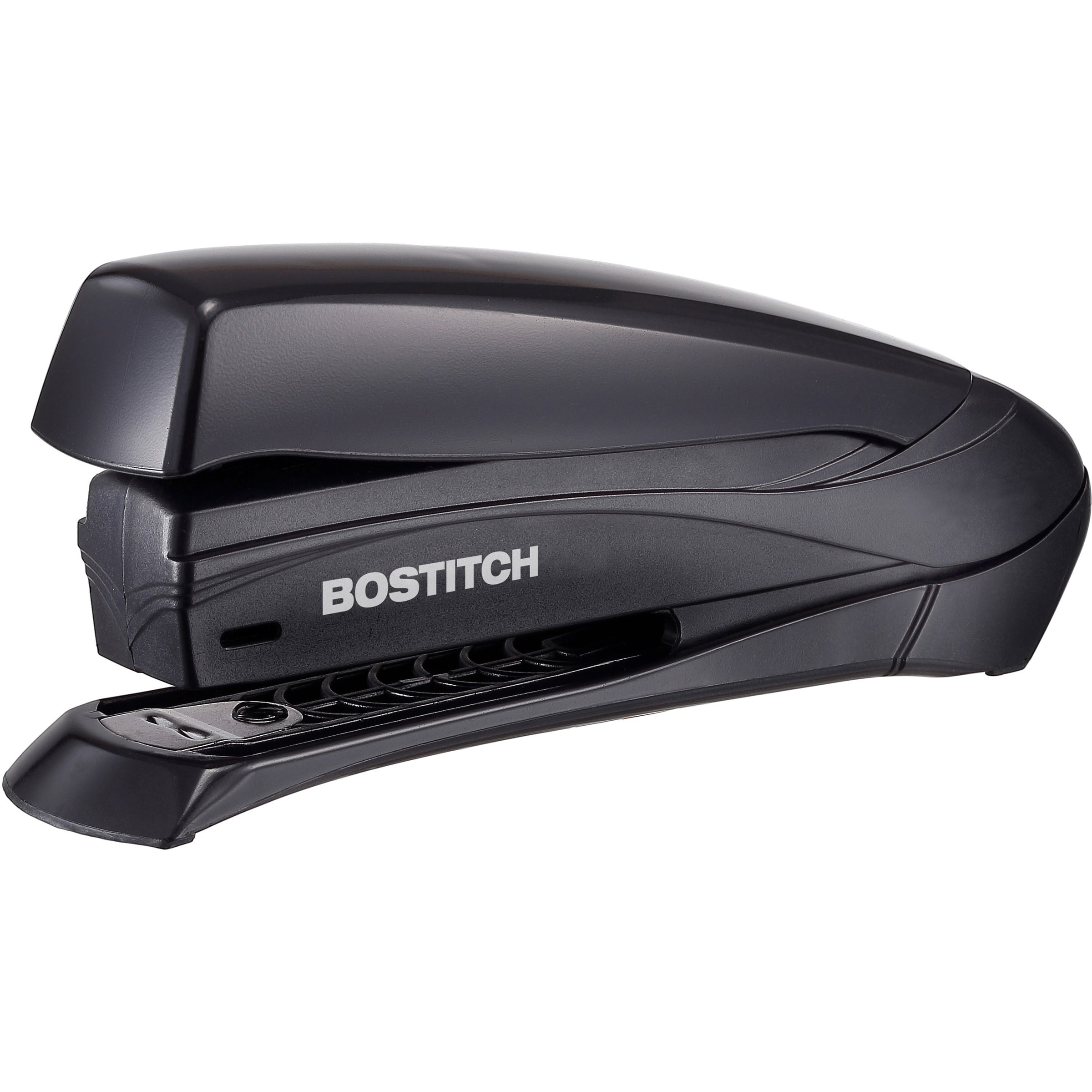 Inspire Spring-Powered Full-Strip Stapler, 20-Sheet Capacity, Black