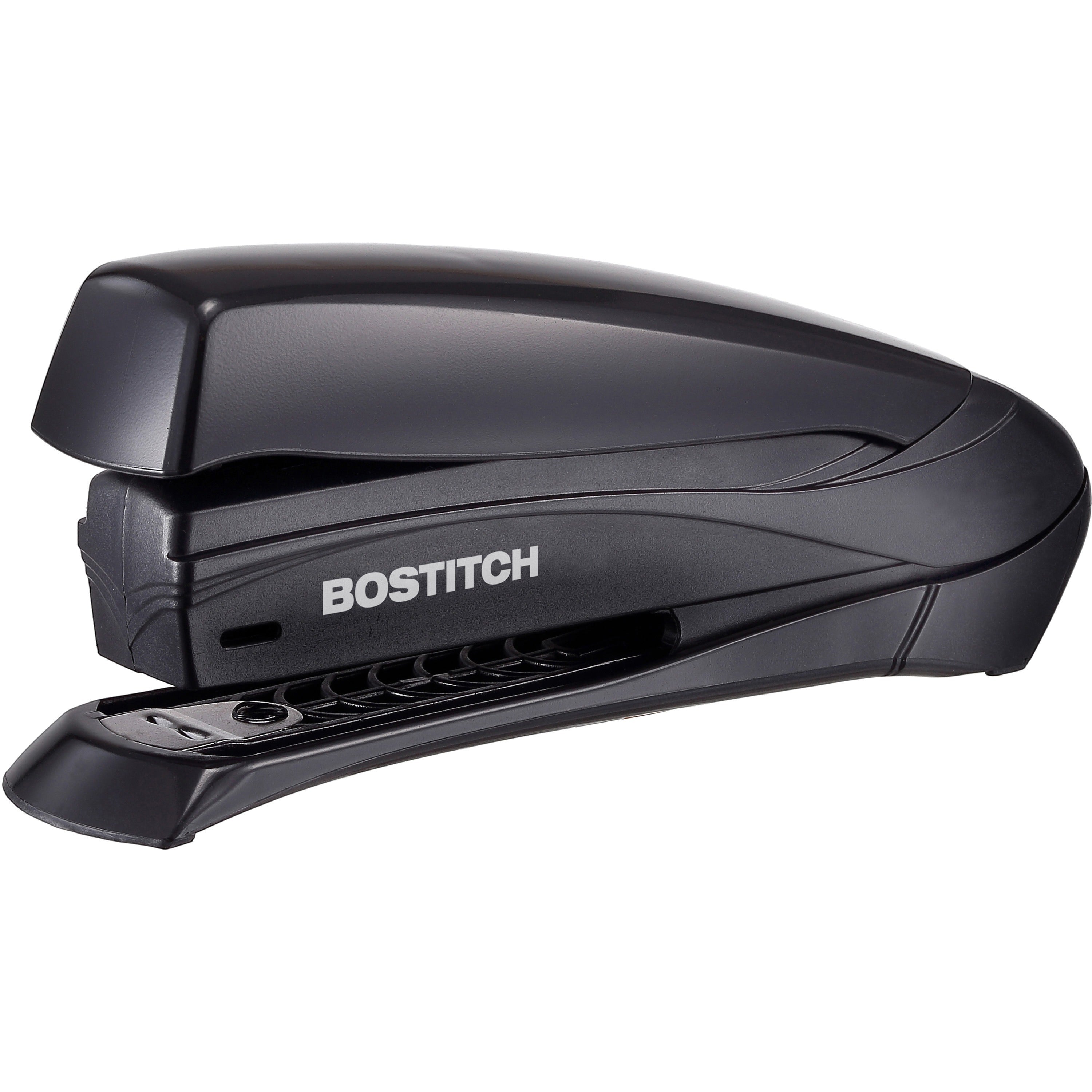 Inspire Spring-Powered Full-Strip Stapler, 20-Sheet Capacity, Black