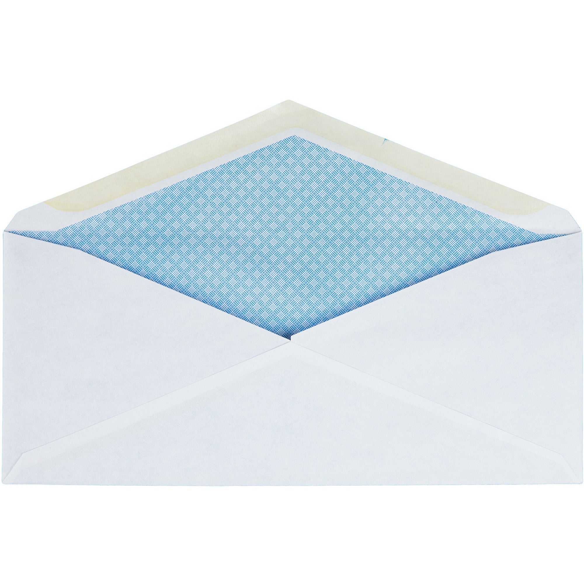 Business Source No. 10 Double-Window Invoice Envelopes - Double Window - #10 - 9 1/2" Width x 4 1/8" Length - 24 lb - Gummed - Wove - 500 / Box - White - 