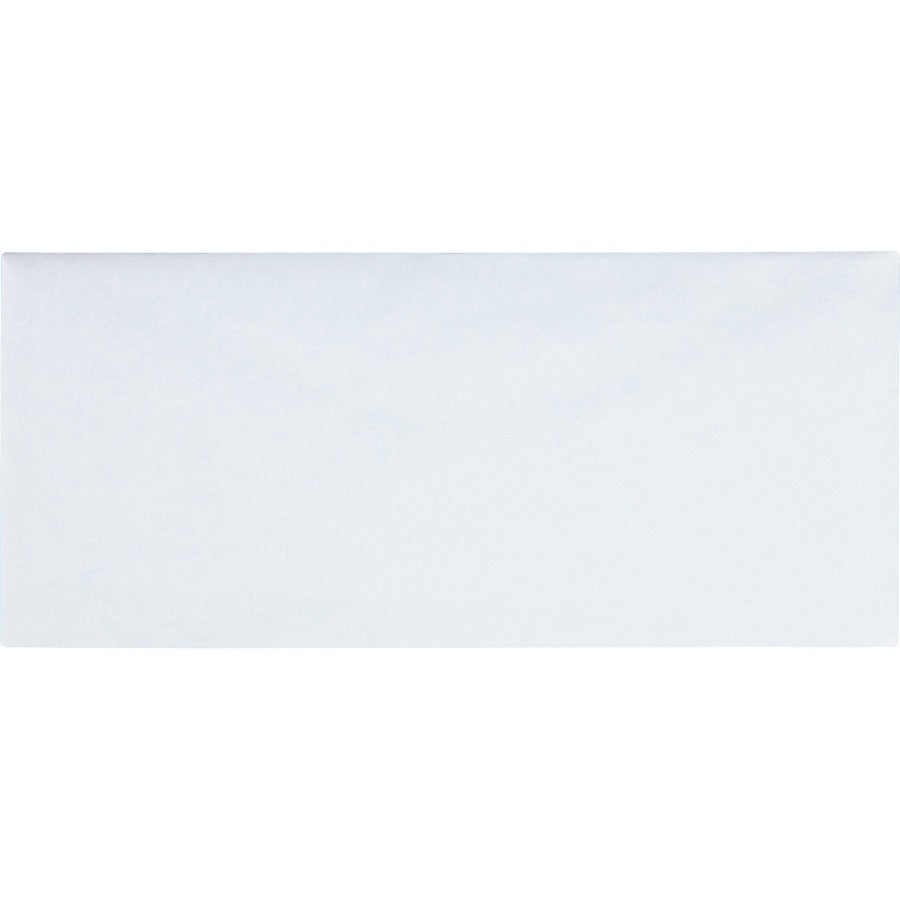 Business Source No.10 Regular Tint Security Envelopes - Security - #10 - 4 1/8" Width x 9 1/2" Length - 24 lb - Gummed - Wove - 500 / Box - White