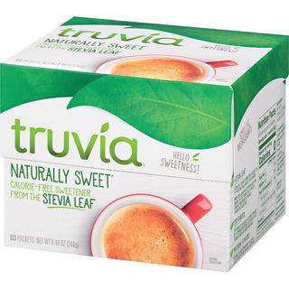 Truvia Cargill All Natural Sweetener Packets - Natural Sweetener - 80/Box