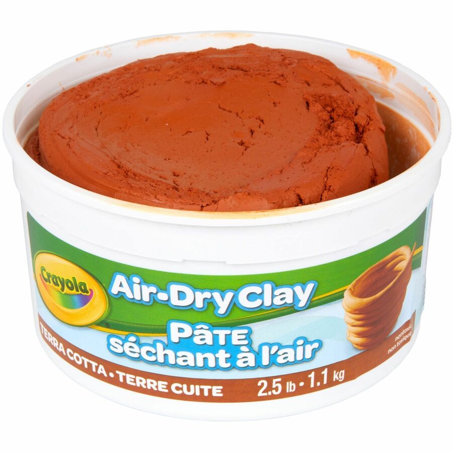 Crayola Air-Dry Clay - Art, Craft - 1 Each - Terra Cotta