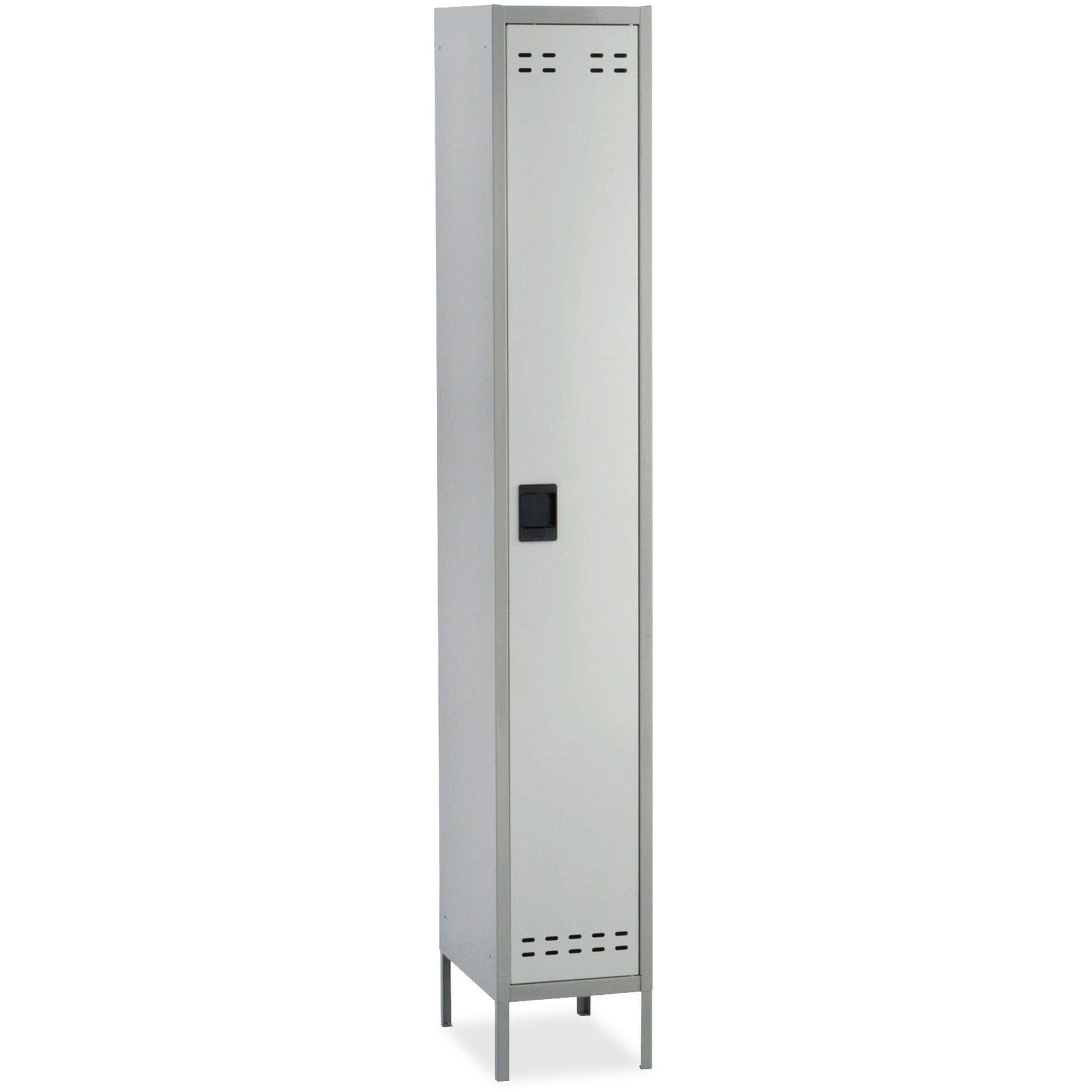 Single-Tier Locker, 12w x 18d x 78h, Two-Tone Gray