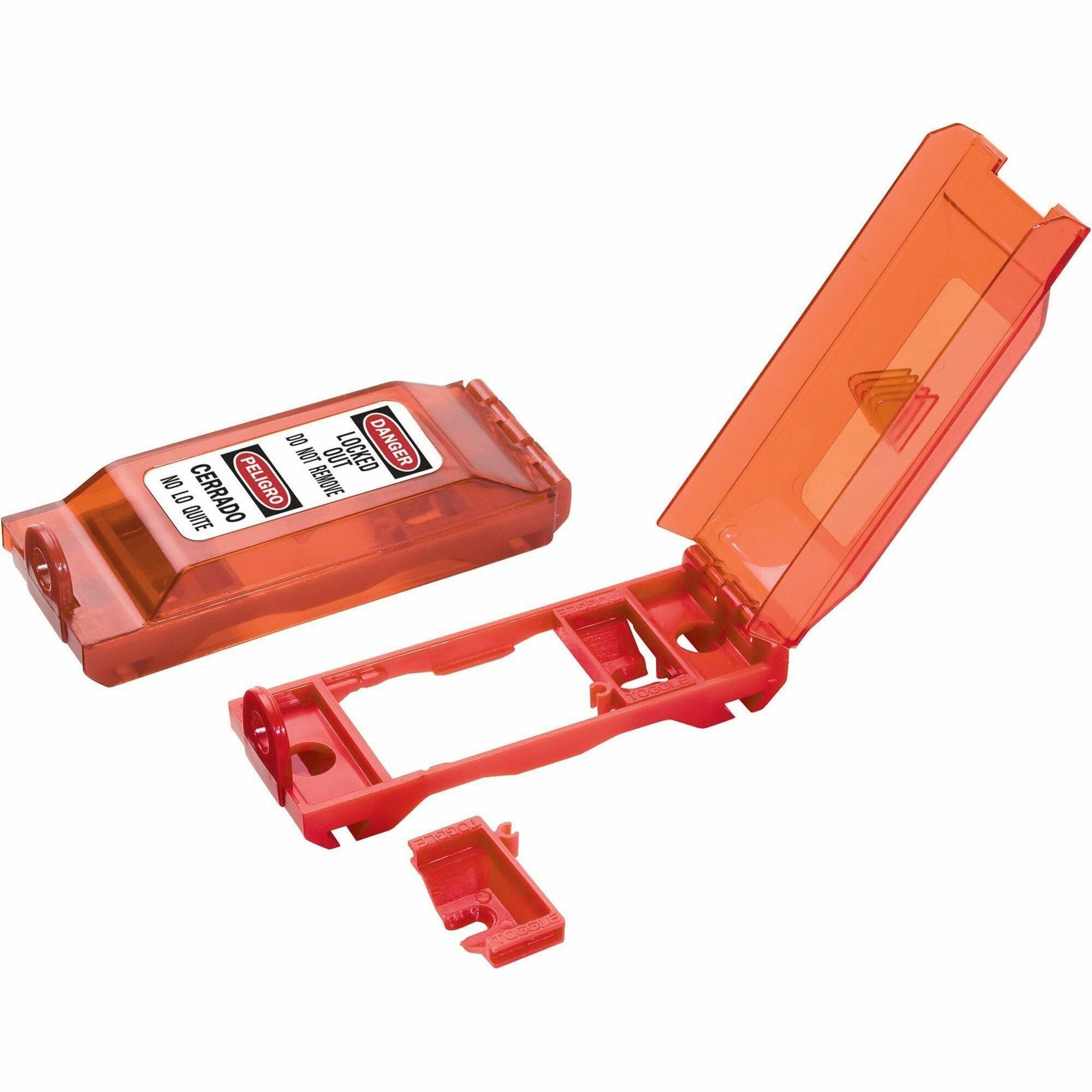 Master Lock Wall Switch Cover/Lockout - Red - 
