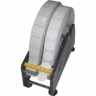 Tatco Mailing Seal/Shipping Label Dispenser - Manual - 3.50" Width x 8.50" Length - 3" Core Diameter - 2 Adapter - Blue