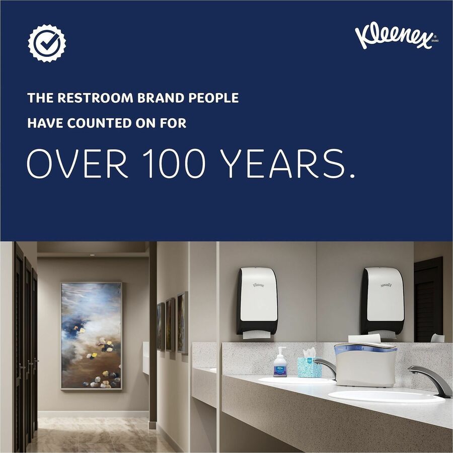 Kleenex Premier Kitchen Paper Towels - 1 Ply - 10.40" x 11" - 70 Sheets/Roll - White - Strong, Tear Resistant, Absorbent, Durable, Perforated - For Kitchen, Home, Business - 24 / Carton