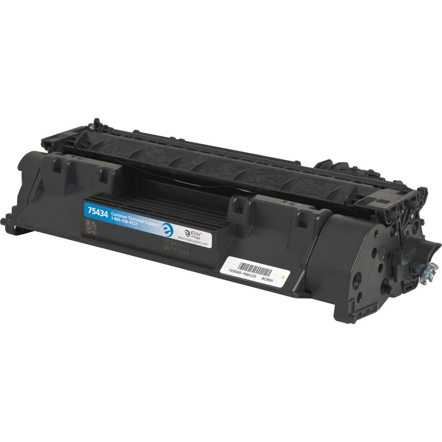 Elite Image Remanufactured Laser Toner Cartridge - Alternative for HP 05A (CE505A) - Black - 1 Each - 2300 Pages