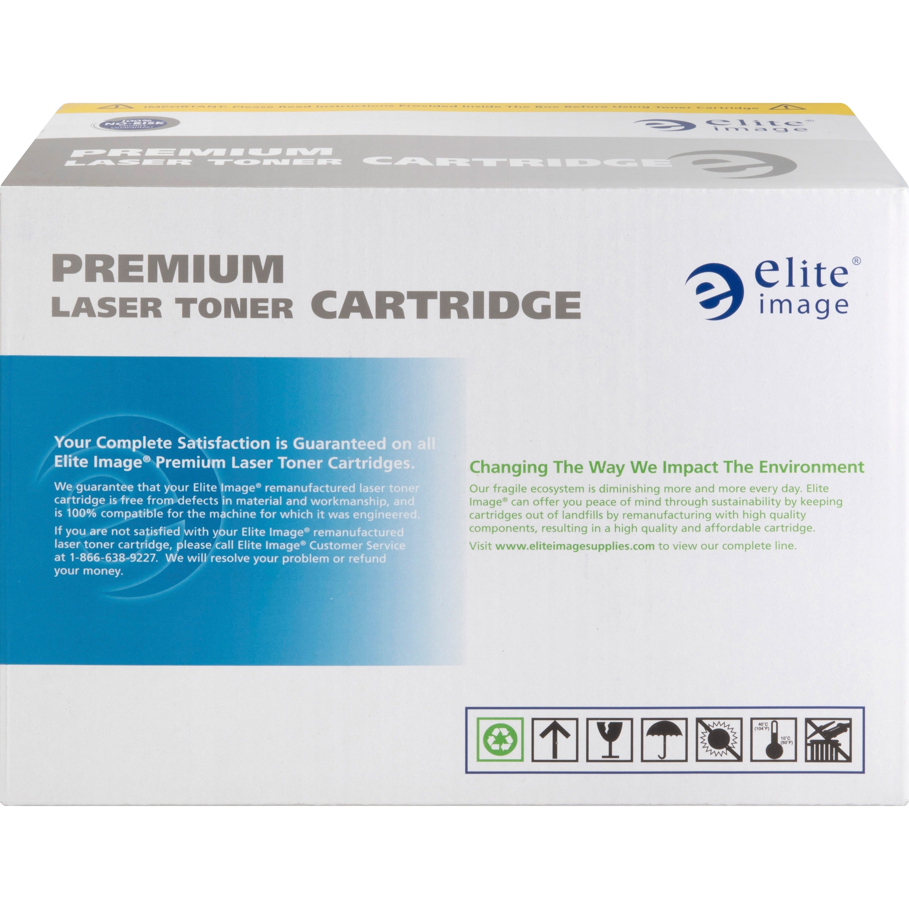 Elite Image Remanufactured Laser Toner Cartridge - Alternative for HP 55A (CE255A) - Black - 1 Each - 6000 Pages - 4