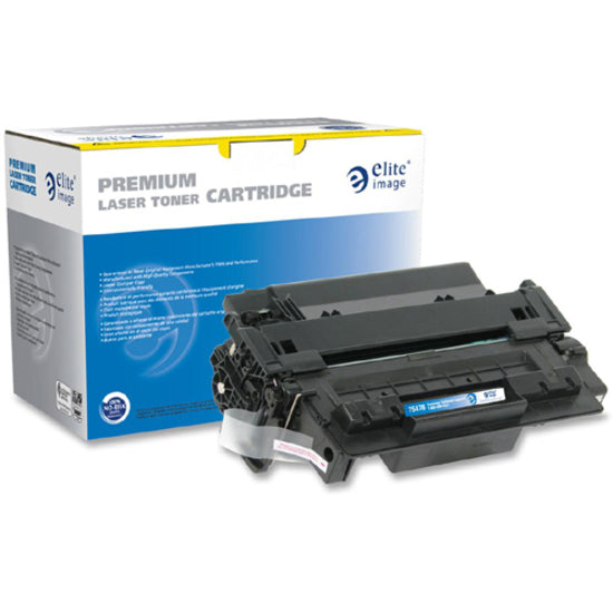 Elite Image Remanufactured Laser Toner Cartridge - Alternative for HP 55A (CE255A) - Black - 1 Each - 6000 Pages - 6