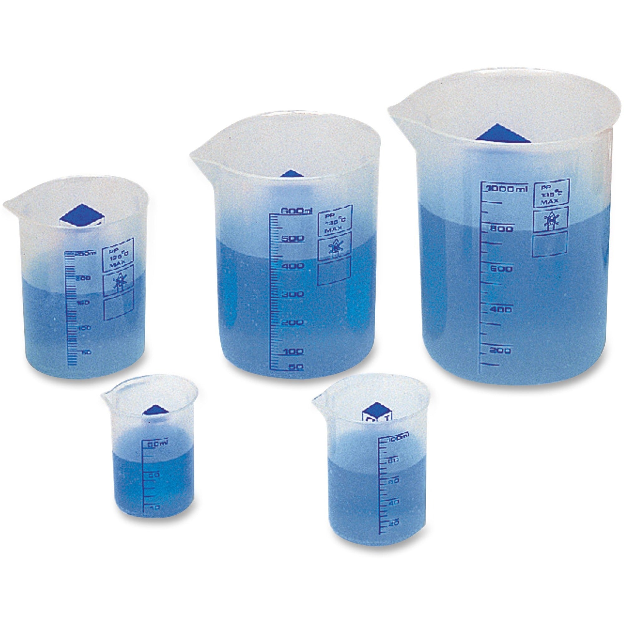 Learning Resources Graduated Plastic Beakers - Plastic - 