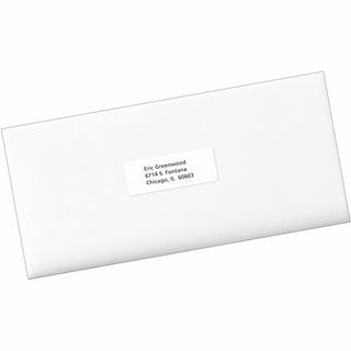 Avery EcoFriendly Address Labels - Permanent Adhesive - Rectangle - Laser, Inkjet - White - Paper - 30 / Sheet - 50 Total Sheets - 1500 Total Label(s) - 5 / Carton
