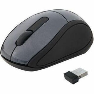 Verbatim Wireless Mini Travel Optical Mouse - Graphite - Radio Frequency - USB - 1600 dpi - Scroll Wheel