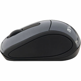 Verbatim Wireless Mini Travel Optical Mouse - Graphite - Radio Frequency - USB - 1600 dpi - Scroll Wheel