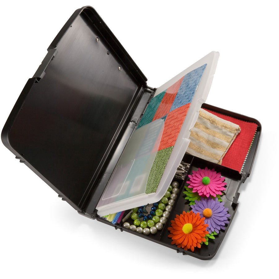 officemate-triple-file-clipboard-storage-box-8-1-2-x-11-spring-clip-black-1-each_oic83610 - 5