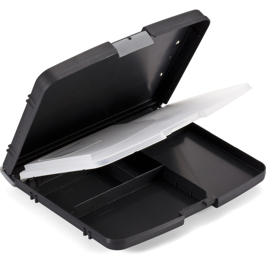 officemate-triple-file-clipboard-storage-box-8-1-2-x-11-spring-clip-black-1-each_oic83610 - 6