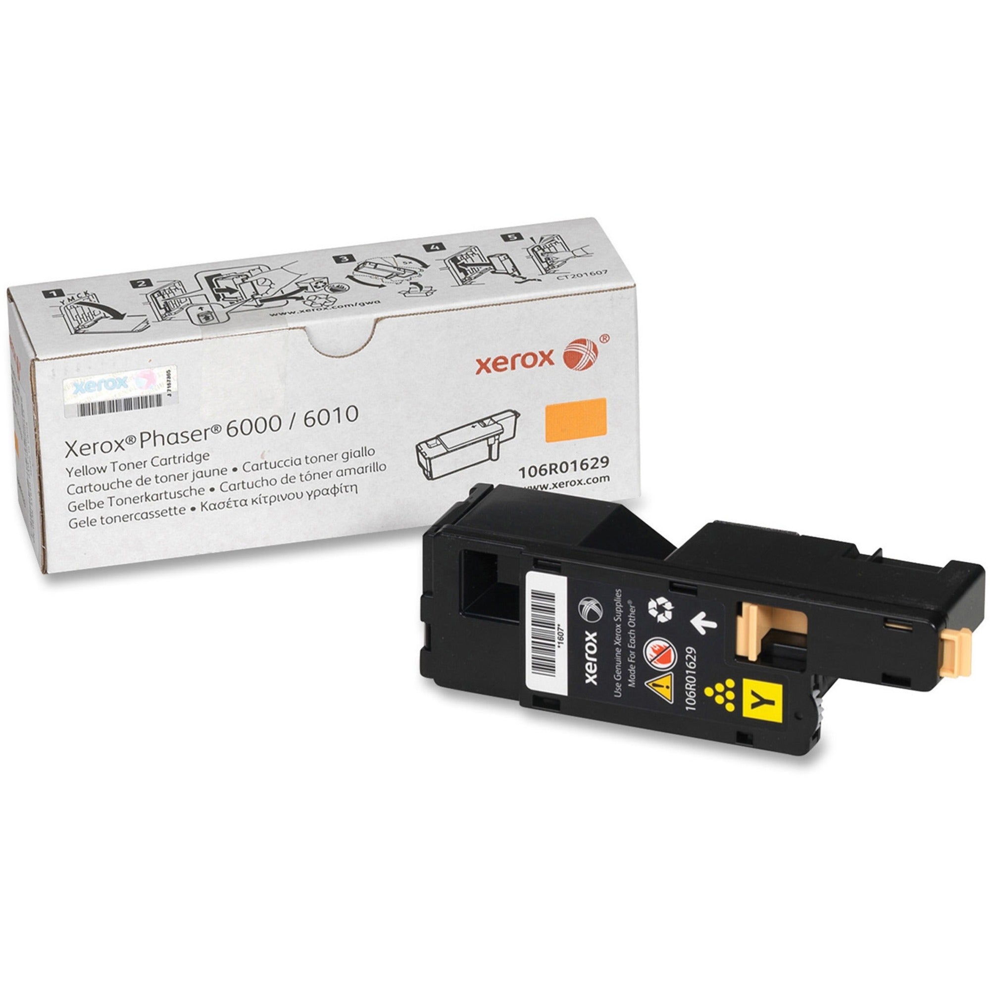 106R01629 Toner, 1,000 Page-Yield, Yellow