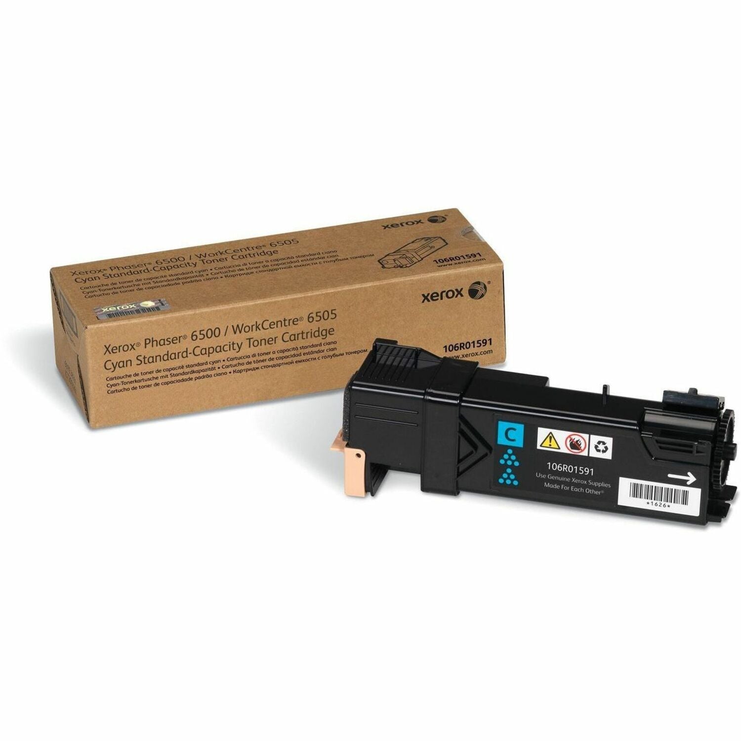106R01591 Toner, 1,000 Page-Yield, Cyan